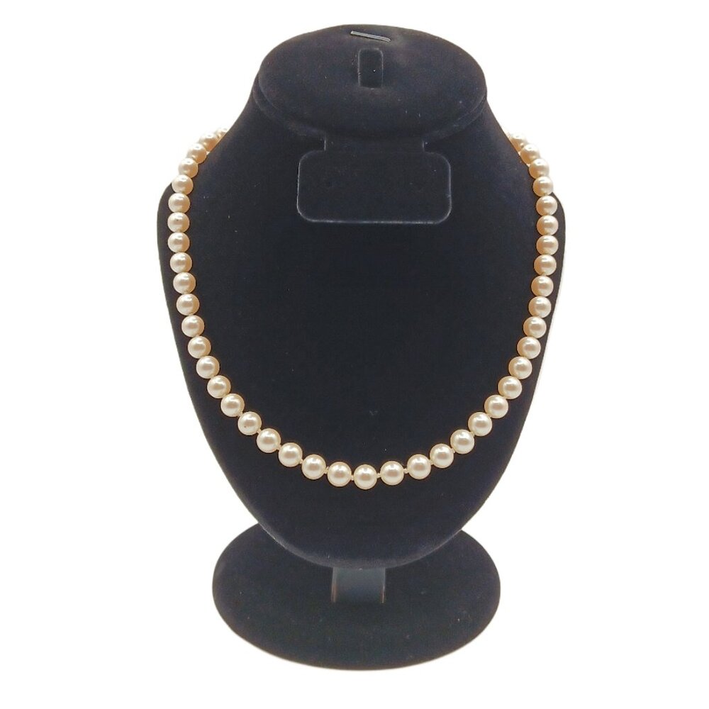 Vintage Monet Faux Pearl Necklace 20” Matinee Wedding Anniversary Valentine's